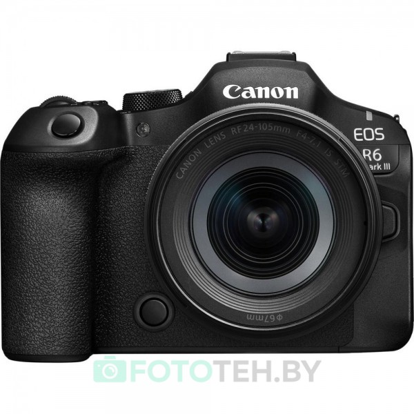 Беззеркальный фотоаппарат Canon EOS R6 Mark III Kit RF 24-105mm f/4-7.1 IS STM — универсальный инструмент для профессиональной съемки