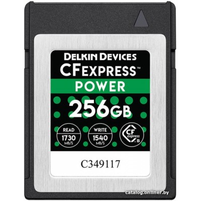 Карта памяти Delkin Devices Power CFexpress DCFX1-256 256GB