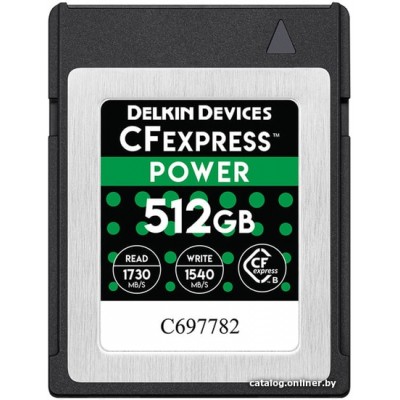 Карта памяти Delkin Devices Power CFexpress DCFX1-512 512GB