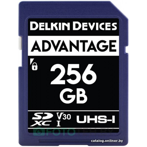 Карта памяти Delkin Devices SDXC Advantage UHS-I 256GB
