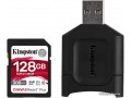 Карта памяти Kingston Canvas React Plus SDXC 128GB (с кардридером)