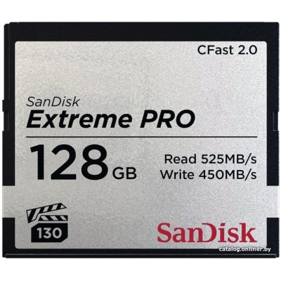 Карта памяти SanDisk Extreme PRO CFast 2.0 SDCFSP-128G-G46D 128GB