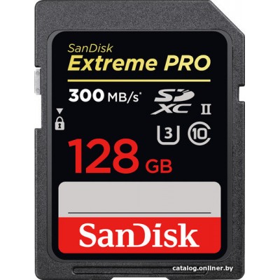 Карта памяти SanDisk Extreme PRO UHS-II SDXC 128GB [SDSDXPK-128G-GN4IN]