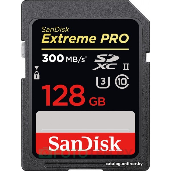 Карта памяти SanDisk Extreme PRO UHS-II SDXC 128GB [SDSDXPK-128G-GN4IN]