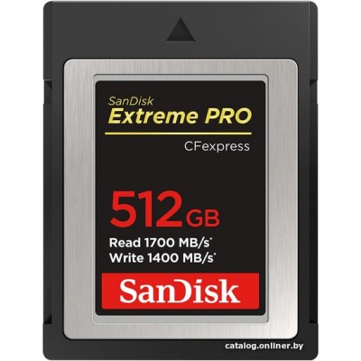Карта памяти SanDisk Extreme Pro CFexpress Type B SDCFE-512G-GN4NN 512GB
