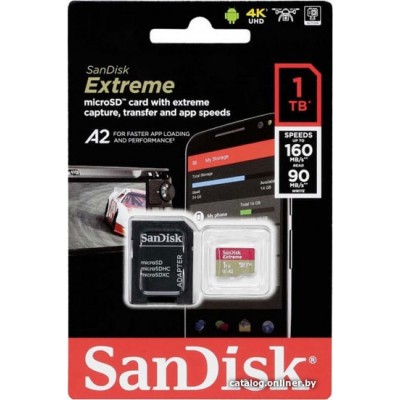 Карта памяти SanDisk Extreme SDSQXA1-1T00-GN6MA 1TB (с адаптером)