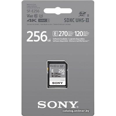 Карта памяти Sony SDXC SF-E256 256GB