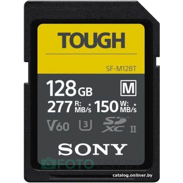 Карта памяти Sony SF-M Tough SDXC 128GB