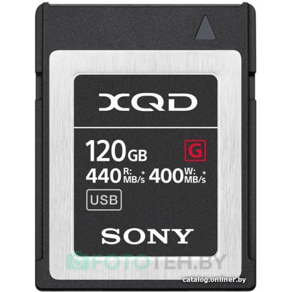 Карта памяти Sony XQD QD-G120F 120GB