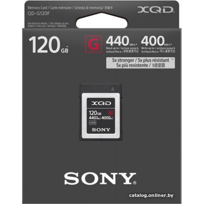 Карта памяти Sony XQD QD-G120F 120GB