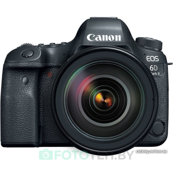 Зеркальный фотоаппарат Canon EOS 6D Mark II Kit 24-70mm f/4L IS USM - Откройте мир профессиональной фотографии  