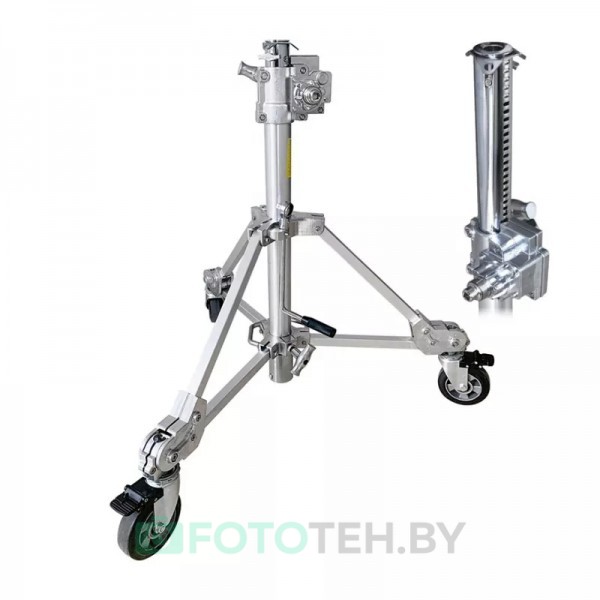 KUPO 721 Jumbo Stand 2 section Стойка на колёсах с редукторным механизмом