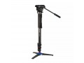 Benro A48FDS4PRO видеомонопод с головой серии 4/4 секционный/зажимы - клипсы/алюминиевый