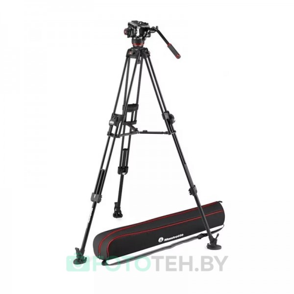 Видеоштатив Manfrotto MVK504XTWINFA (штатив MVTTWINFA + голова MVH504XAH) алюминиевый