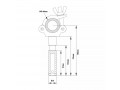 KUPO KCP-854 Mighty coupler w/28 mm spigot Хомут (штифт 9/8