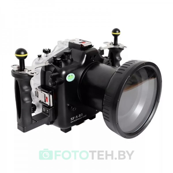 Sea Frogs EOS R3 с портом FLP-100 подводный бокс для Canon EOS R3+ EF 24-105