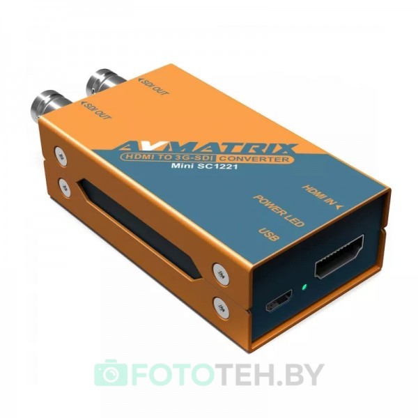 Мини-конвертер AVMATRIX Mini SC1221 HDMI в 3G-SDI