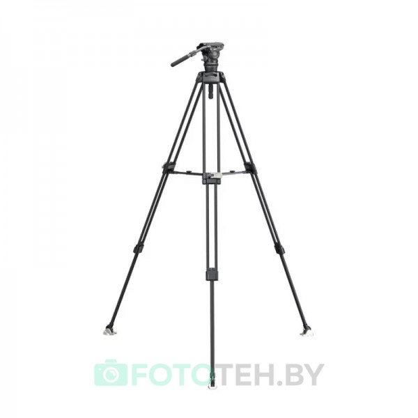 SmallRig 4463 штатив AD-120 с видеоголовой/карбоновый с клипсами Heavy-Duty Carbon Fiber Tripod