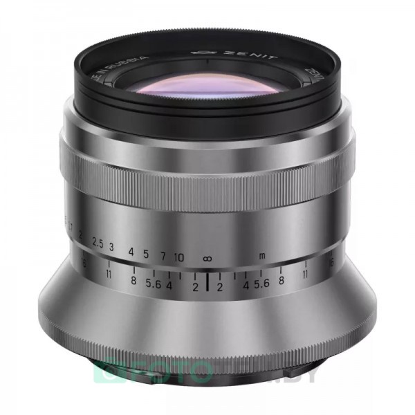 Объектив Зенит Зенитар 35mm f/2 Sony E, серебристый