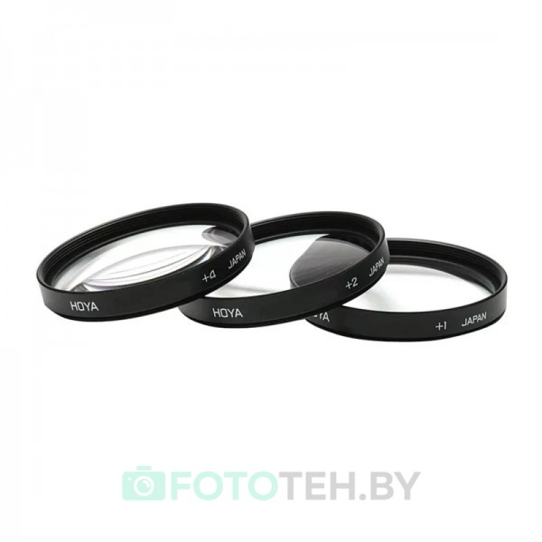 Набор макролинз HOYA CLOSE UP SET2 (+1+2+4) 58mm