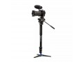 Benro A48FDS4PRO видеомонопод с головой серии 4/4 секционный/зажимы - клипсы/алюминиевый