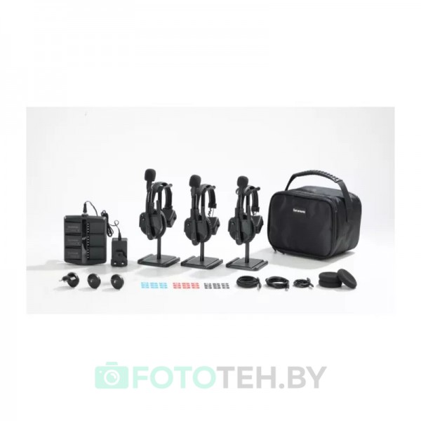 Saramonic WiTalk9SE-3S интерком система одновременной связи для 3 человек (3 гарнитуры в комплекте)