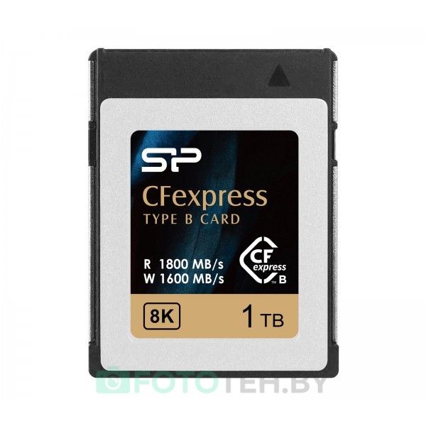 Карта памяти Silicon Power CFexpress Type B 1TB (R1800/W1600) — быстрая карта памяти для фото и видео