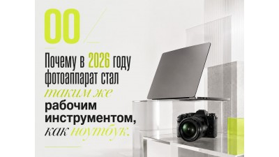Почему в 2026 году фотоаппарат стал таким же рабочим инструментом, как ноутбук
