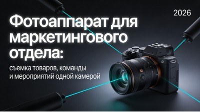 Фотоаппарат для маркетингового отдела: съемка товаров, команды и мероприятий одной камерой Фотоаппарат для маркетингового отдела: съемка товаров, команды и мероприятий одной камерой