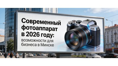 Современный фотоаппарат в 2026 году: возможности для бизнеса в Минске