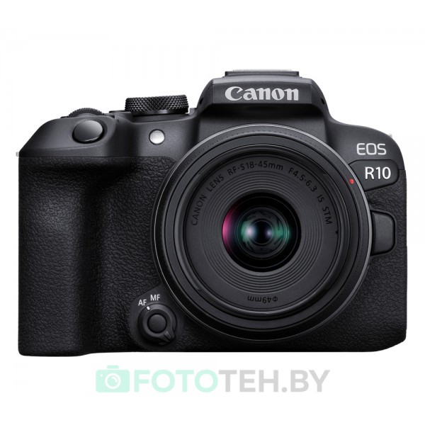 Беззеркальный фотоаппарат Canon EOS R10 Kit RF-S 18-45 IS STM